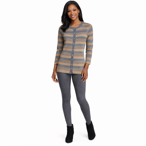 Dolce & Gabbana Sweaters - Dolce & Gabbana Striped Cardigan | Luxury Knit Button Front
